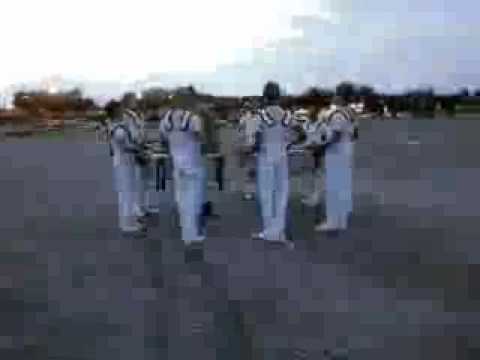 phantom regiment 2010 snare line warming up