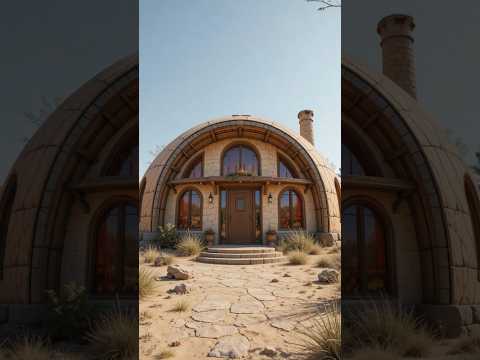 Living Inside the Earth?! 🏜🌍 | Rustic Off-Grid Earthship Tour