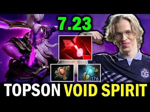 TOPSON te muestra cómo jugar Void Spirit en 7.23 Outlanders Dota 2 Nuevo Patch