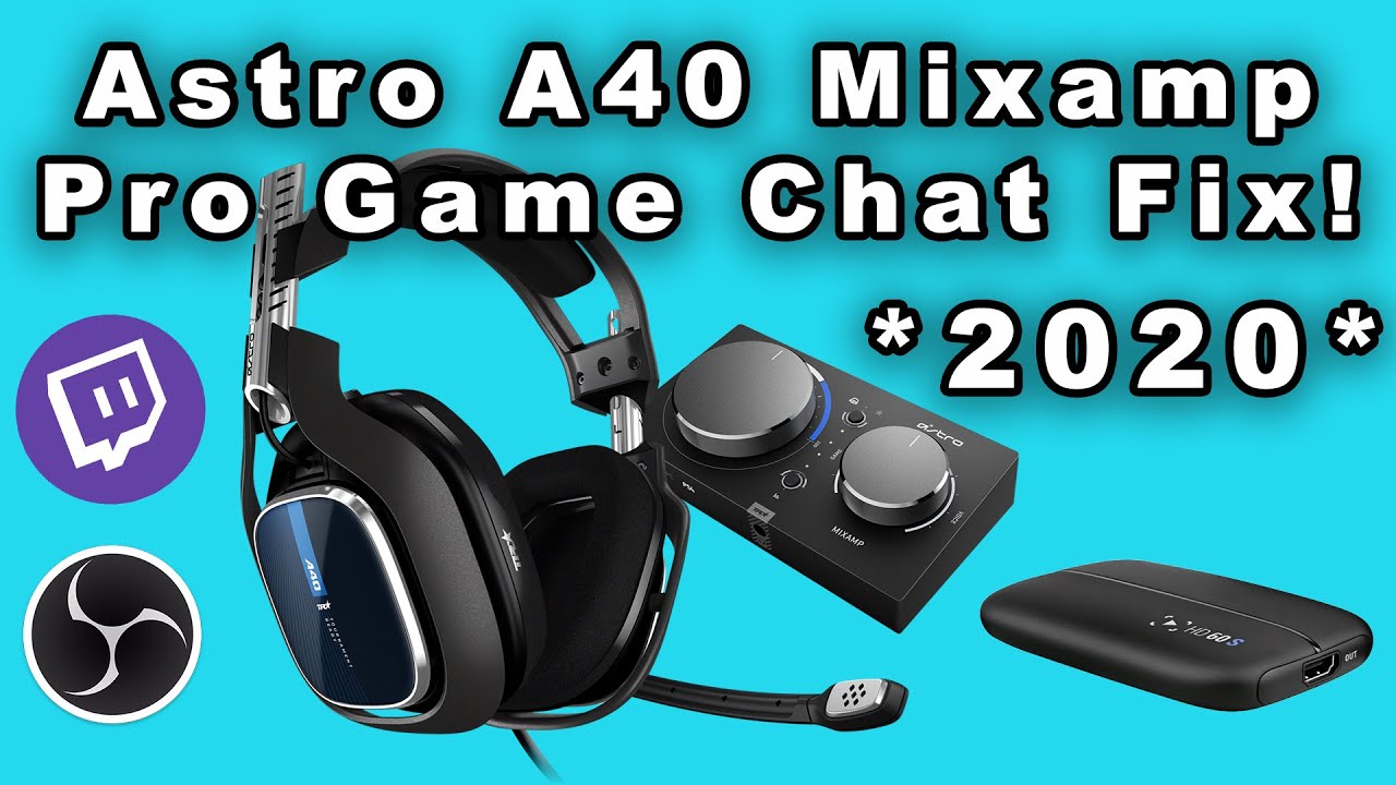 How To Record Game Chat on Astro A40 TR Mixamp Pro 2020 Xbox/PS4