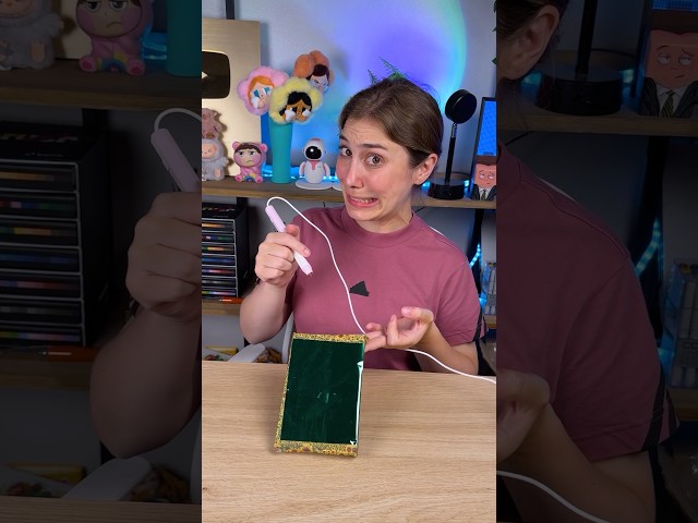 Vídeo relacionado con Bolígrafo de lámina térmica, suministros portátiles para manualidades, bolígrafo de transferencia en caliente, herramientas para álbumes de recortes, para diario, dibujo, tarjetas, cuero, trabajo