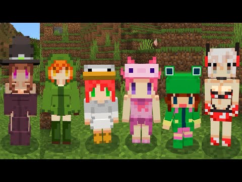 แอดออนที่จะเปลี่ยนสิ่งมีชีวิตในมายคราฟมือถือทั้งหมดให้เป็นหญิงสาวสุดน่ารัก เพิ่มความน่าเล่น!!