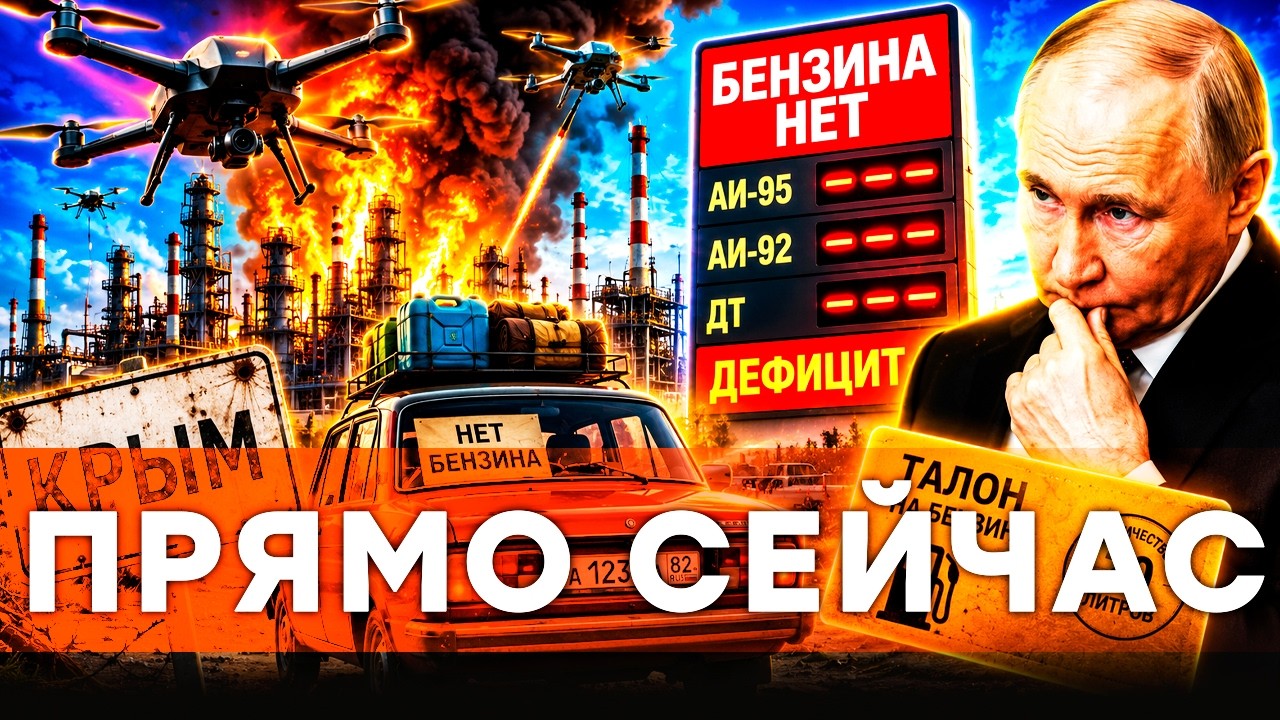 🔥 САМЫЙ БОЛЮЧИЙ УДАР ВСУ! Крым парализован! РОССИЯНЕ застряли без топлива! Ж