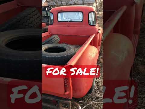 ‘53 Chevy 5-Window for sale! Your next hot rod or restomod project? Link in description!