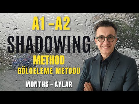 A1-A2 Turkish Podcast - Shadowing Method - Shadowing Method - Months