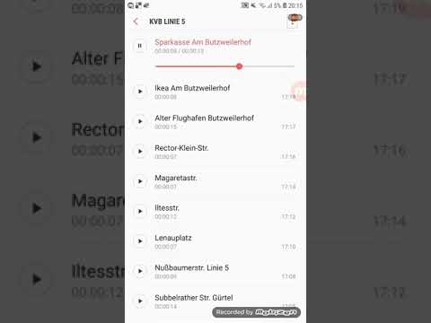 KVB Linie 5 Sparkasse Am Butzweilerhof - Heumarkt