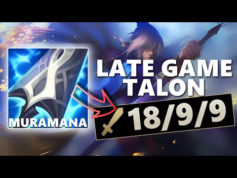 MANAMUNE TALON ONE SHOTS EVERYTHING LATE GAME | Faker's Prowler's Claw Talon Build || LoL Season 11