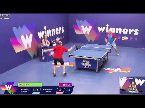 WINners CUP table 2  11.01 Priadko Sergei - Kuzmenko Dmitrii   21:30