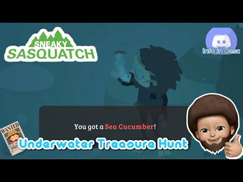 Sneaky Sasquatch - Underwater Treasure Hunt