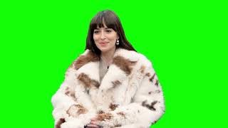 Dakota Johnson "Madame Web sweep" green screen
