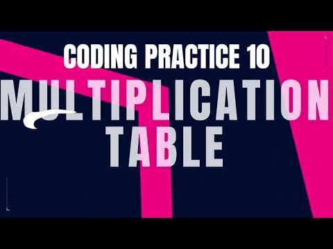 Multiplication Table Coding Practice 10 Python Coding Tips Tricks Nxtwave Ccbp 4 0 Python