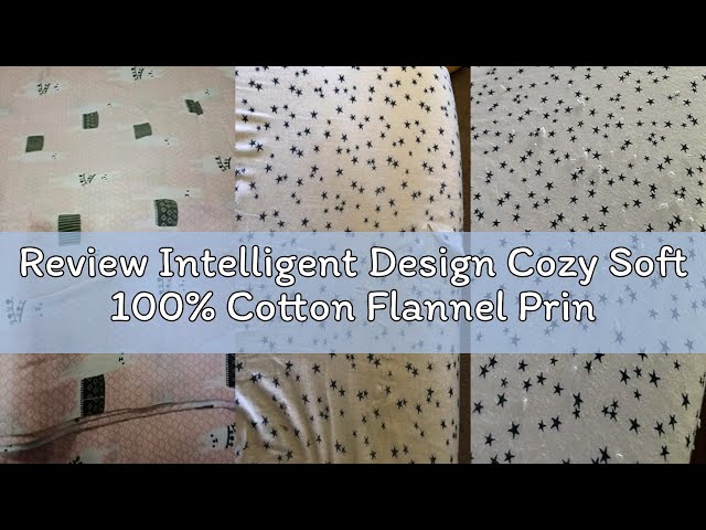 Vídeo relacionado con Intelligent Design Cozy Soft - Juego de sábanas de Franela 100% algodón con Estampado de Animales, Lindos, cálido y ultrasuave, para Clima frío, tamaño matrimonial, Color Rosa/Gris, erizos, 4 Piezas