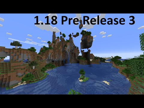 Minecraft 1.18 Pre Release 3 plus release date