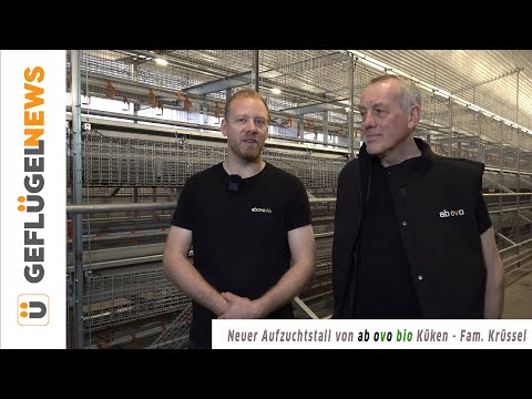 Der neue Aufzuchtstall der Fam. Krüssel für 29.999 ab ovo bio Küken ist bald fertiggestellt