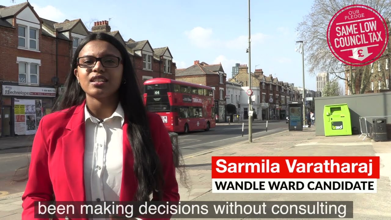 Wandle ward Labour Candidate Sarmila Varatharaj