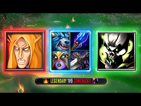 LEGENDARY 1v9 COMEBACK!! DUCAN INVOKER vs FED PUGNA – INSTANT CATACLYSM REFRESHER COMBO!