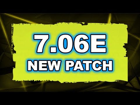 Dota 2 NEW 7.06E PATCH - Main Changes!