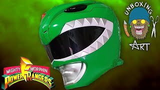 Mighty Morphing Power Rangers: Legacy Green Ranger Helmet Unboxing and Review