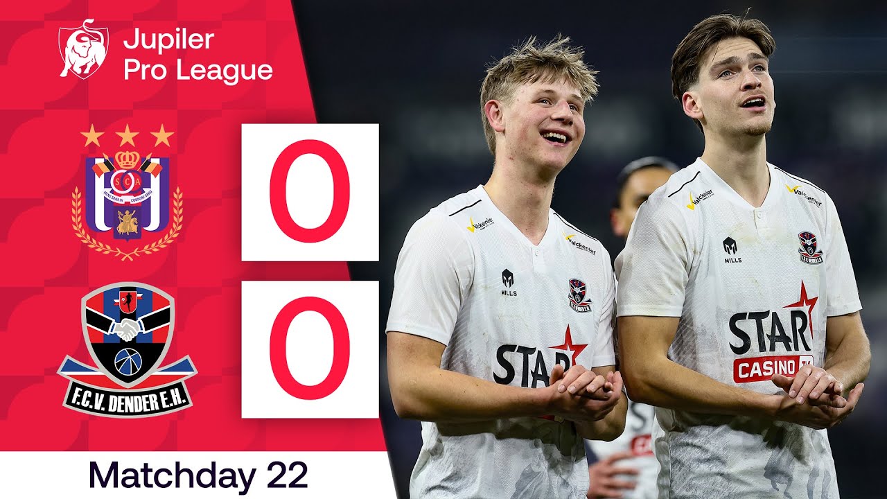 RSC Anderlecht vs V Dender Highlights