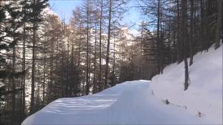 preview picture of video 'Skiing Zermatt: Schwarzsee - Furi'