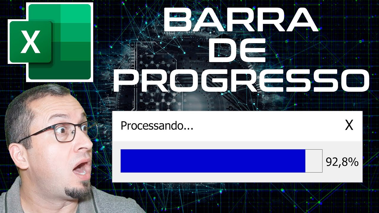 ✅Barra de Progresso em 4 Passos no Excel VBA