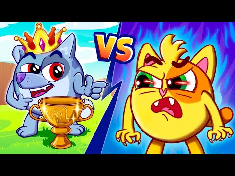 Dog VS Cat Song 🐶😸 | Funny Kids Songs 😻🐨🐰🦁 And Nursery Rhymes by Baby Zoo
