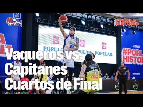 Vaqueros de Bayamón vs. Capitanes de Arecibo - Juego #1 - Cuartos de Final - Mejores Jugadas