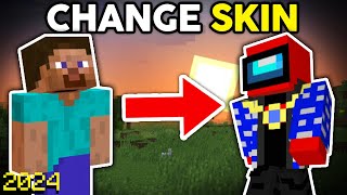 How to Change a Minecraft Skin in 2024!