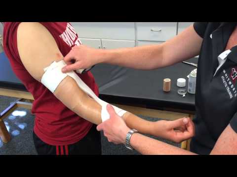 Whitworth Athletic Training - Elbow Hyperextension Taping