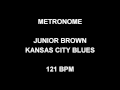 METRONOME 121 BPM Junior Brown KANSAS CITY BLUES