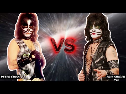 Peter Criss VS Eric singer (Drum Battle) Isolated Drums - Round 1