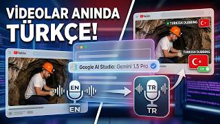 Yapay Zeka ile Yabancı Videoları Türkçe Dublajlı İzle - Ücretsiz