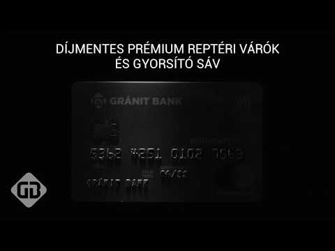 GRÁNIT Platinum bankkártya