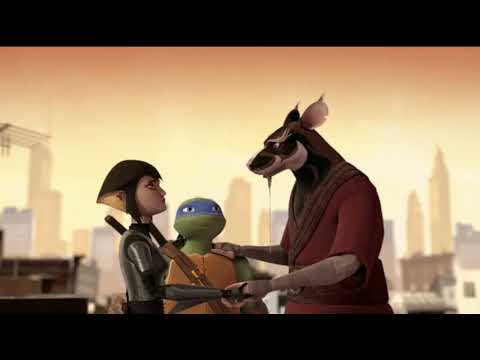 TMNT 2012 - Ghost Splinter says goodbye to his family