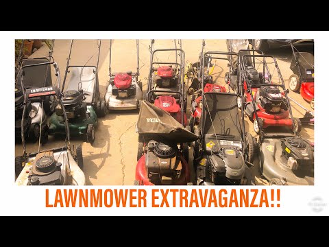 I Got 12 Lawnmowers For FREE!!  How Many Will Run??
