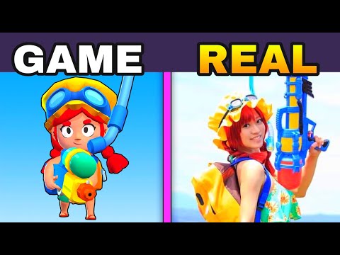 Brawl stars - All Brawlers IN REAL LIFE! | Brawl stars Dans La Vraie Vie