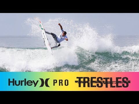 Toledo vs. Durbidge vs. Wilson - Round Four, Heat 4 - Hurley Pro at Trestles 2017