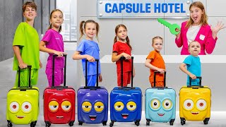 7 Colors Hotel Challenge With Superheroes