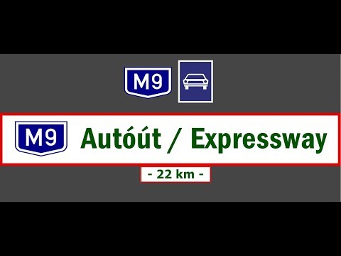 M9-es autóút || M9 Expressway: Main Road 6 (Szekszárd) to Main Road 51 (Dusnok) (Sept. 12, 2018)