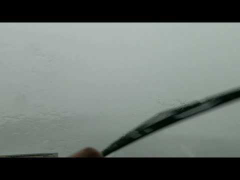 Inside a microburst on the highway