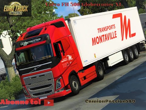 ETS2 1.44 /Map Pomezania /Volvo FH 500 / Frigo Krone