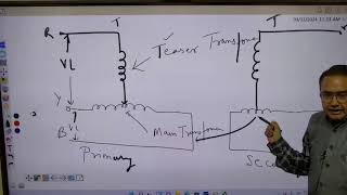 Scott connection, Polarity test & Voltage regulation of a Transformer