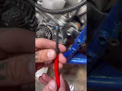 Helicoil - Banshee motor thread fix. Super easy