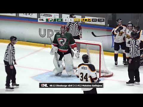 OHL: HK Liepāja - HK Dinaburga spēles labākie momenti (09.10.2021)