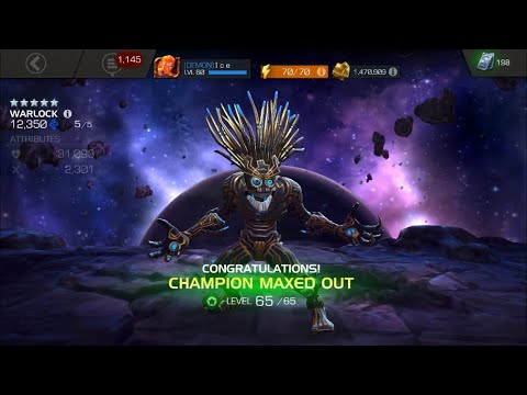 Warlock Goes To Rank 5 | 12th 5 Star Rank 5 | Warlock Gameplay | Marvel Contest of Champions