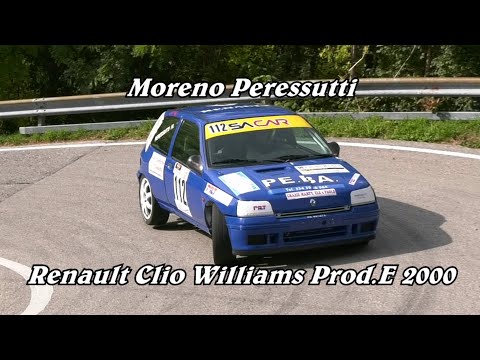 HILLCLIMB SALITA CIVIDALE - CASTELMONTE 2021 | MORENO PERESSUTTI | RENAULT CLIO WILLIAMS PROD.E 2000