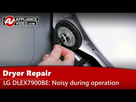 Dryer Repair - Noisy During Operation - Drum Roller