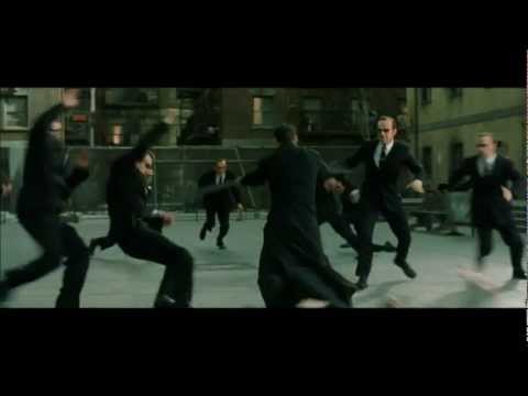 Matrix Reloaded (Music scene) - Burly Brawl - Neo vs Smiths
