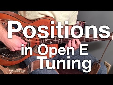 Positions in Open E Tuning