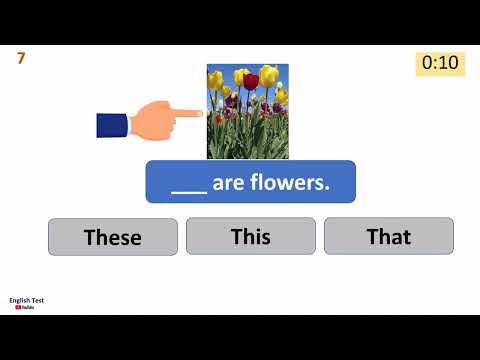 This That These Those Quiz for Kids